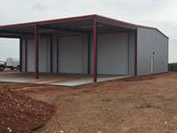 Construction of a Truck Repair Shop in Cuero, Texas
